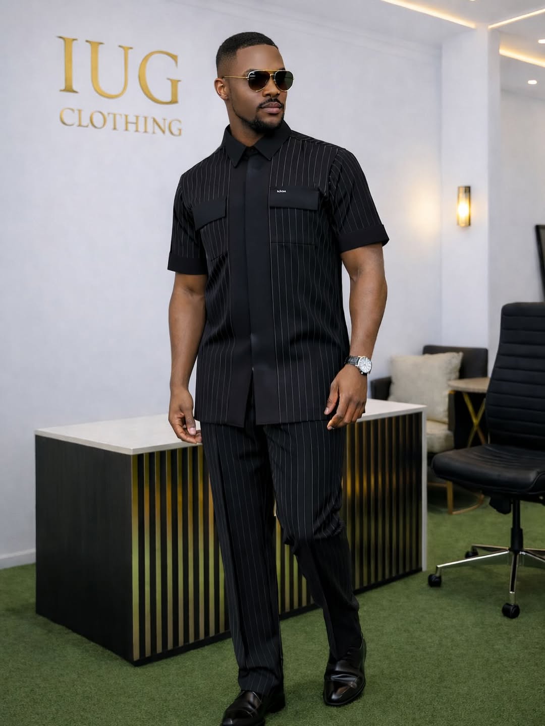 Structured Adire Co-ord